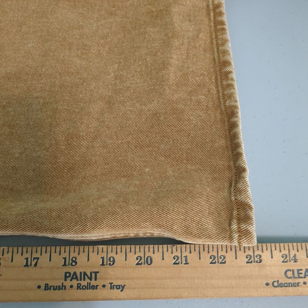 ASOS DENIM 30 tan brown Wide Leg High Rise Jeans Casual 26 - Picture 3 of 6